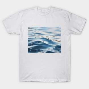 Chaotic Neutral - Blue Lake Wave Water Painting T-Shirt